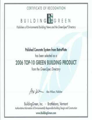 2006TOP-10 GREEN BUILDING PRODUCT