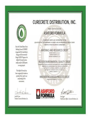 CURECRETE DISTRIBUTION,INC.